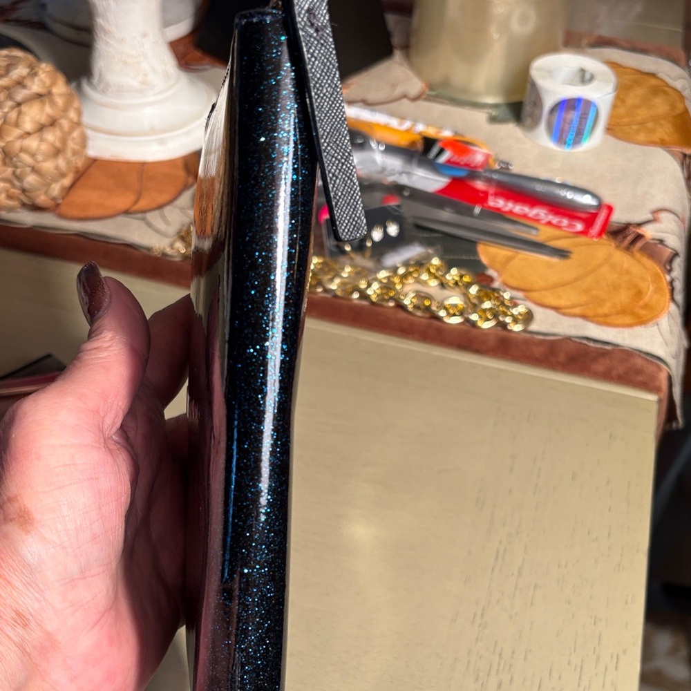 Kate Spade Black Sparkle Wallet NWOT - Picture 10 of 13